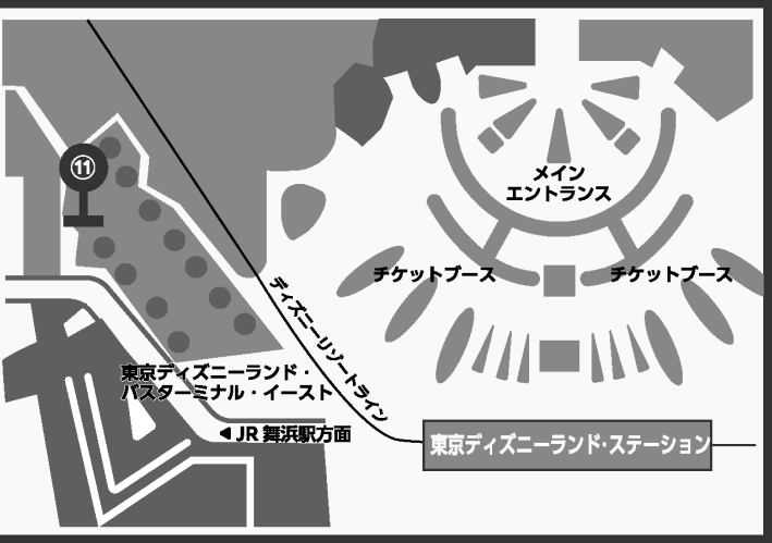 東京ディズニーランド&reg;バス停留所